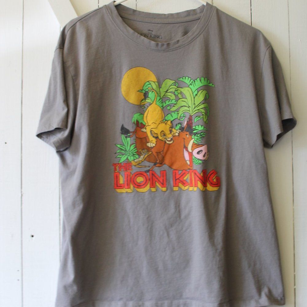 Vintage Look The Lion King Graphic Large Print Women’s T-Shirt Size 2XL